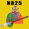 Medieval Military Rome Knights Building Blocks Castle Army Warrior Soldier Figures Crossbowman Shield Sword Legion Bricks Toys