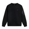 Li-Ning Sport Lifestyle Series Casual Minimalist Solid Color Round Neck Pullover Sweatshirt Men Sweatshirt Black AWDV631-4