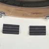 2Pcs Bass Drum Hoop Guard Pads Rubber Hoop Protector Insert Kick Drum Pedal Pad Nonslip Rubber Pad Drum Pedal Guards
