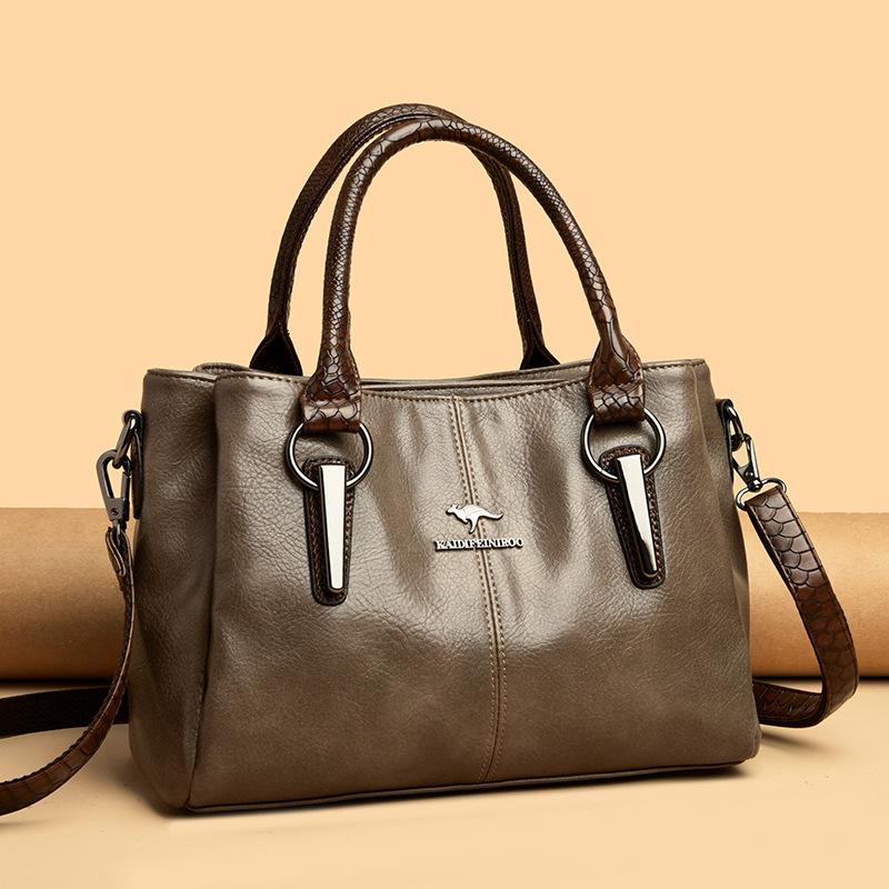 Women'S Bag Urban Simple Handbag Large Capacity Mother Bag One Shoulder Messenger Bag
