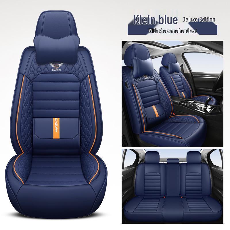 All-Season Universal Full Leather Car Seat Cushion - Available In Four Colors