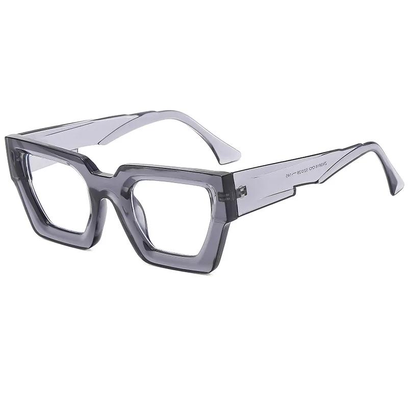 Stylish Latest Ladies Square Frame Sunglasses Simple Stylish Big Frame Sunglasses Outdoor UV400 Protection Travel Use Essential Glasses