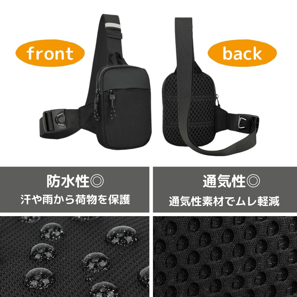 [East Leaf] Running Pouch Shoulder Bag Crossbody Bag Men's Smartphone