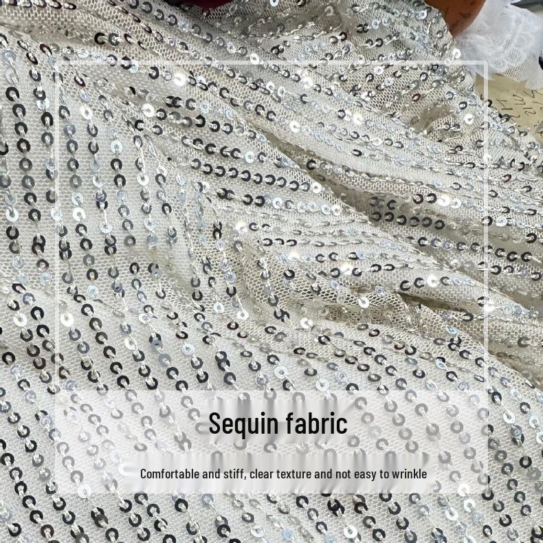 2025 Trendy Pearl Sequin Wide-Leg Women's Floor-Length Pants