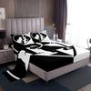 Animal cat and dog pattern bed hat four-piece bedding set bedroom dormitory bedding decoration
