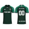 Customizable Soccer Jersey Team Name Logo Player Number Breathable Training Shirt for School Club Sports Practice