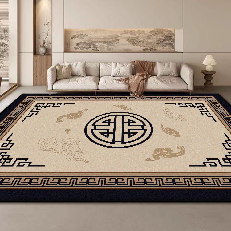 Nieuw Chinese Stijl Grote Maat Tapijt voor Woonkamer Salontafel Mat Antislip Studiekamer Decoratie Kleed Makkelijk Schoon te Maken Aanpasbaar