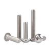 Stainless Steel Hex Socket Flat Round Head Screws