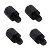 LOYELEY Motorcycle Mirror Screw Adapter, Black, Forward and Reverse Screw Converter, Height Adjustment Spacer,