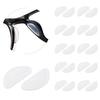 10 Pairs Anti-Slip Glasses Nose Pads with Super Sticky Backing Soft Silicone Adhesive Eyeglasses Sunglasses Reading Glasses Nose Pads