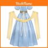 Mittelalterliches Fantasy-Cosplay-Kleid aus Leinenstoff für Bühnenauftritte und zwanglose Veranstaltungen