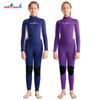 Kids 2.5mm Neoprene Wetsuit Snorkeling Diving Surfing Warm Full-Body Long Sleeve Suit Girls Ages 8-16