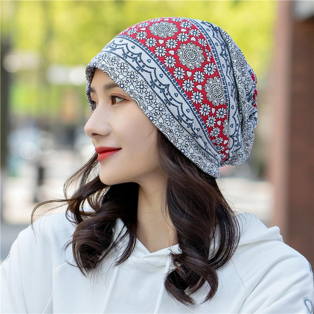 Bedruckte Mützen Böhmische Pullovermützen Skullies und Beanies Weiche Beanies Mützen Als Modeaccessoire Geschenke Lässige Outfits
