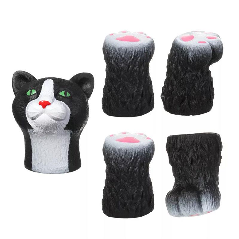 1 Set Finger Puppet Animals Squirrel Hand Finger Story Puppets Game Cat Puppy Panda Finger Dolls Toys For Children Gifts