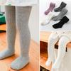 Bomullsleggings för baby för vår och höst: Knähöga tights för små flickor - Ytterkläder i ett stycke