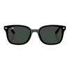 RayBan Nylon Smal Montuur Plaat Montuur Rechthoekige Zonnebril Unisex Koppel Zwart