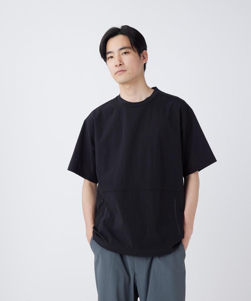 Snow Peak Breathable Quick Dry T-Shirt CS-26SU015, Men's/Women's, BLACK, L