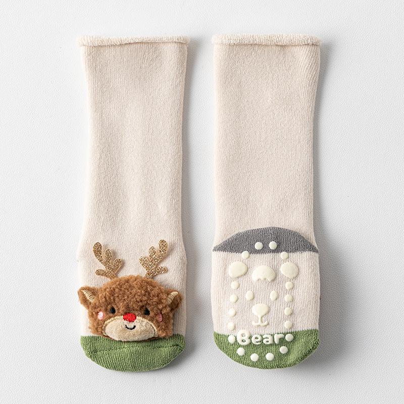 Newborn Baby Cotton Terry Thicken Over-Knee Socks for Autumn/Winter