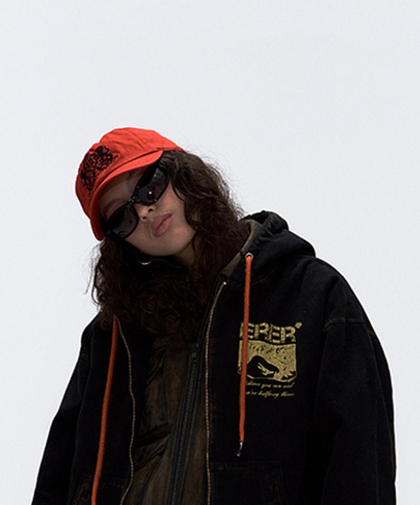 ERER Erer Iconic Embroidery Cap Red