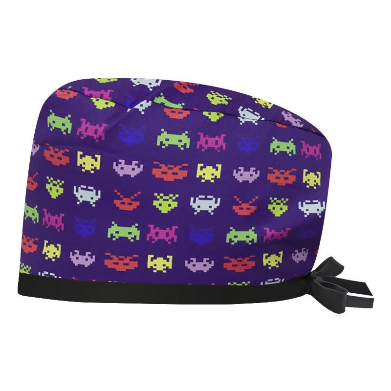 Women's Cotton Surgical Cap - Tie-up Medical, Dental, Salon, and Chemotherapy Head Coverings