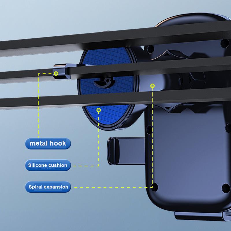Universelle Handyhalterung im Auto Handyhalterung Ständer Lüftungsschlitz Hakenklemme Autohandyhalter für IPhone Xiaomi Samsung Handyhalter