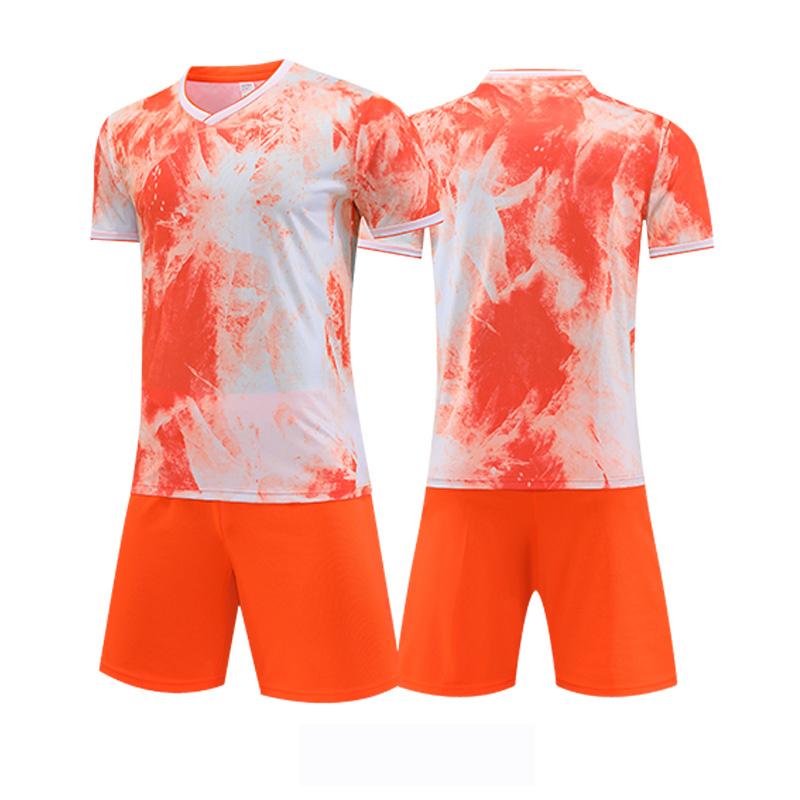 Football Jersey Kids Men Professional Customed Quick-Drying T-Shirt for Sport Trainning Uniforms 100% Polyester Football Suits