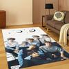 Étoile Kpop B-BTS Kim JIN SUGA V Tapis pour Chambre à Coucher Salon Canapé Maison Paillasson Décoration Intérieure, Tapis de Zone Tapis de Sol Antidérapant Cadeau