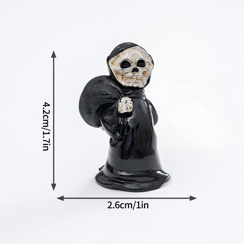 Halloween Miniatures Halloween Theme Capybara Ornaments Halloween Micro Landscape Mini Horror Desktop Figurine Decoration