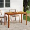 Garden Table - Maison Exclusive - Solid Acacia Wood - 110 X 55 X 67 Cm - Rectangular Coffee Table