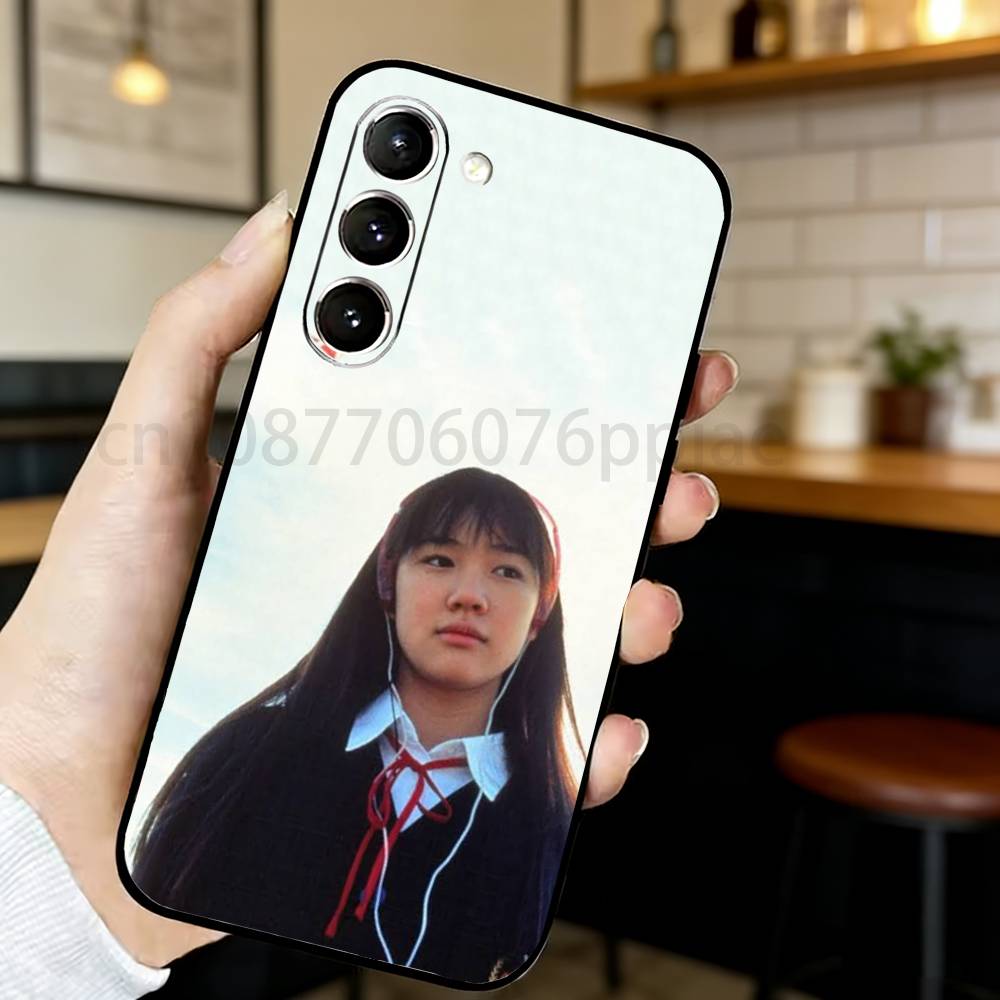 All About Lily Chou-Chou Phone Case For Samsung S20,21,22,23,24,25,26 Ultra,Plus,Lite,FE,Black Soft Case