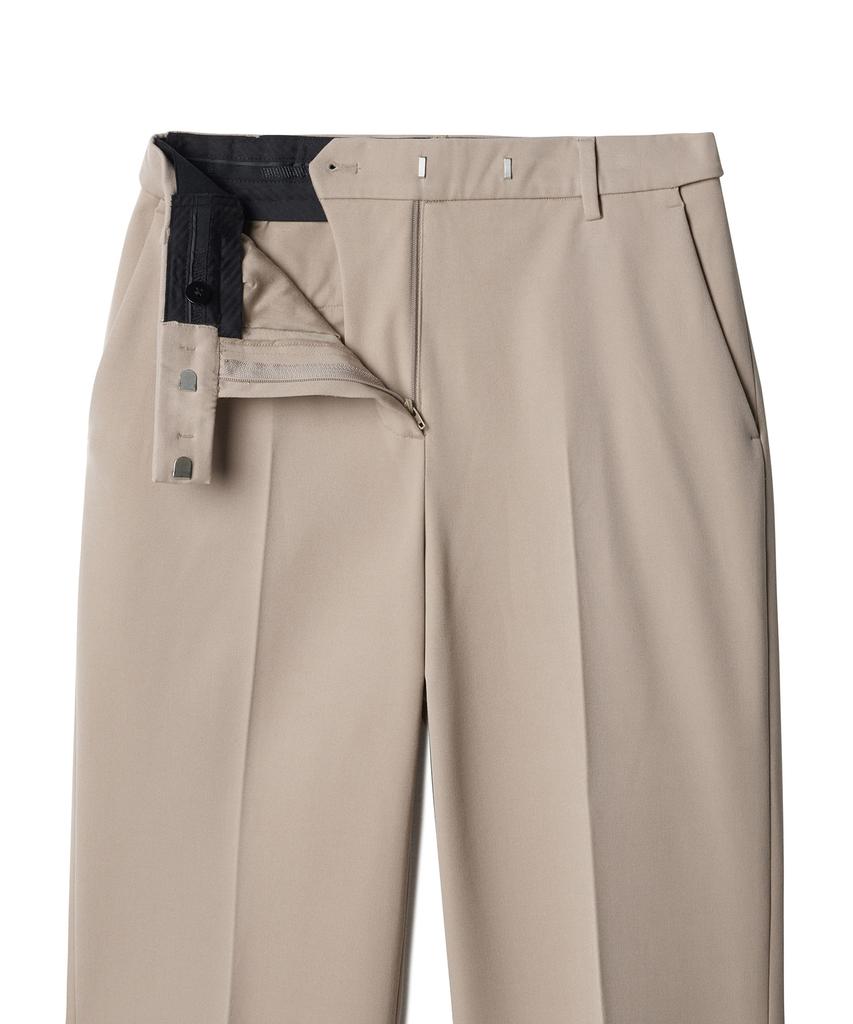 MUSINSA STANDARD WOMAN Women'S Heavyweight Fleece-Lined Straight Hidden Elastic Waist Slacks [Beige]