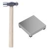 Steel Metal Plate Anvil Jewelry Stamping Tool Stamping Hammer Crafting Anvil Leather Stamping Equipment Shaping Block