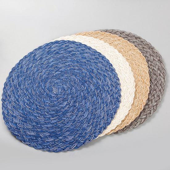 Yousheng Ramie Cotton Placemat Nordic Style Heat-Resistant Table Mats Non-Slip Thickened Insulation Mat for Kitchen Dining Outdoor Use