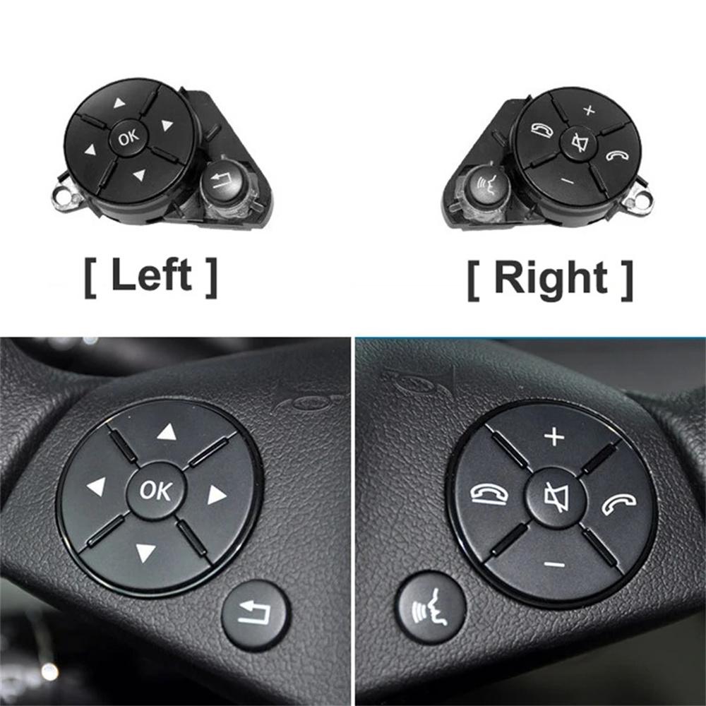 2 Piece Steering Wheel Switch Button For Mercedes W204 W212 X204 W207 C/E/Glk Class