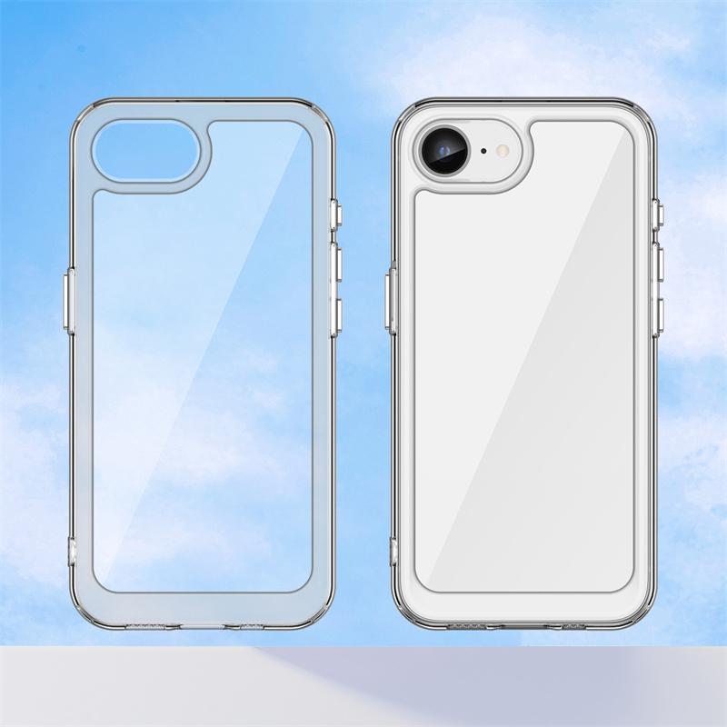 For iPhone 16E Case Transparent Luxury Silicone Cover For iPhone 16 E SE 4 2025 Case TPU Protector For iPhone 16 E Cover