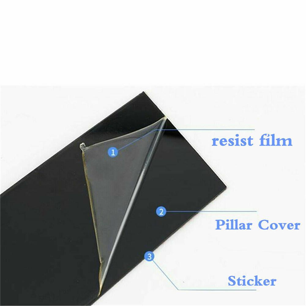 6x Car Pillar Posts Set Door Trim Cover Kit Decor Decal For 11-21 Dodge Charger