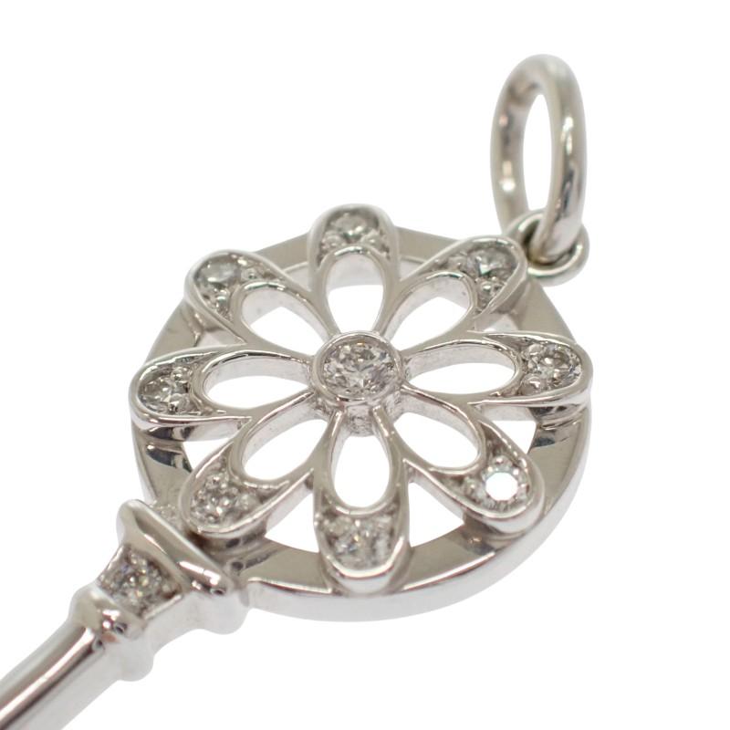 TIFFANY&Co.  Pendant Top K18 White Gold Women
