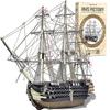 Piececool 3D Puzzle, Metal, Victory, Royal Navy's 104-Gun First-Class Ship of the Line, 3D Puzzle, Assembly Required, No Glue Required, 4-Star Difficu