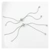 5Pcs Stainless Steel Extension Chains Gold Hand Bracelet Extensions  Necklace Adjustment Accessories