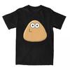 My Pet Alien Pou T Shirt Merchandise for Men Women Pure Cotton Novelty Tees Short Sleeve Clothes Printed