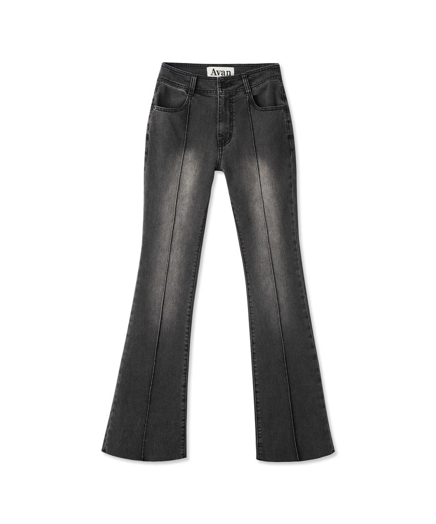 AVANDRESS Contour Fit Bootcut Byxor Svart