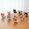 Cute Cat Meow Series Tiny Particle Orange Constructing Blocks Ragdoll Silver Gradient Cow Building Block Plaything