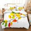 Bunte Blätter Bettwäschesets Pflanzen Bettbezug Jungen Mädchen Bettbezug Set King Quiltbezug Schlafzimmer Bettset Queen Bettwäscheset