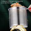 1 Set Fryer Multifunctional Mini Pot Good Heat Conductivity Stainless Steel Oil-saving Home
