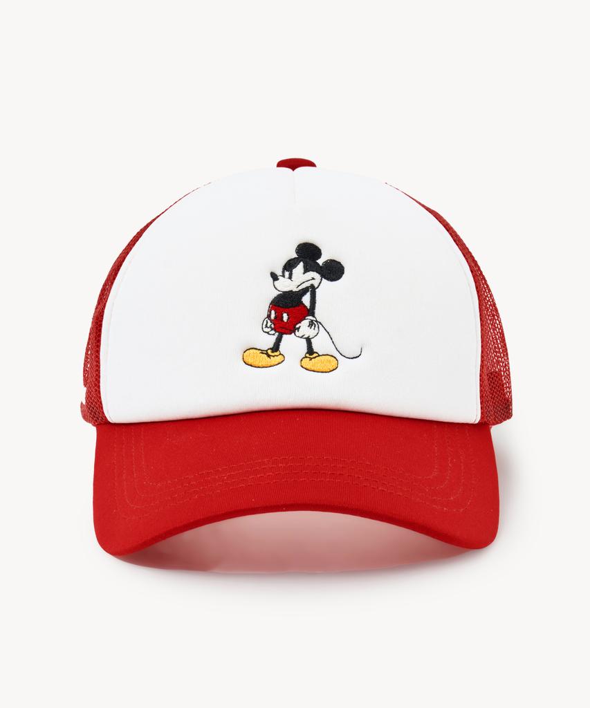 VTWO Angry _Mickey_ Mesh Cap (Red)