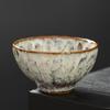 Kiln-Change Ceramic Tea Cup Set: Luxury Light Gift Box with Large Gongfu Tea Tasting Cups In Nine Colors