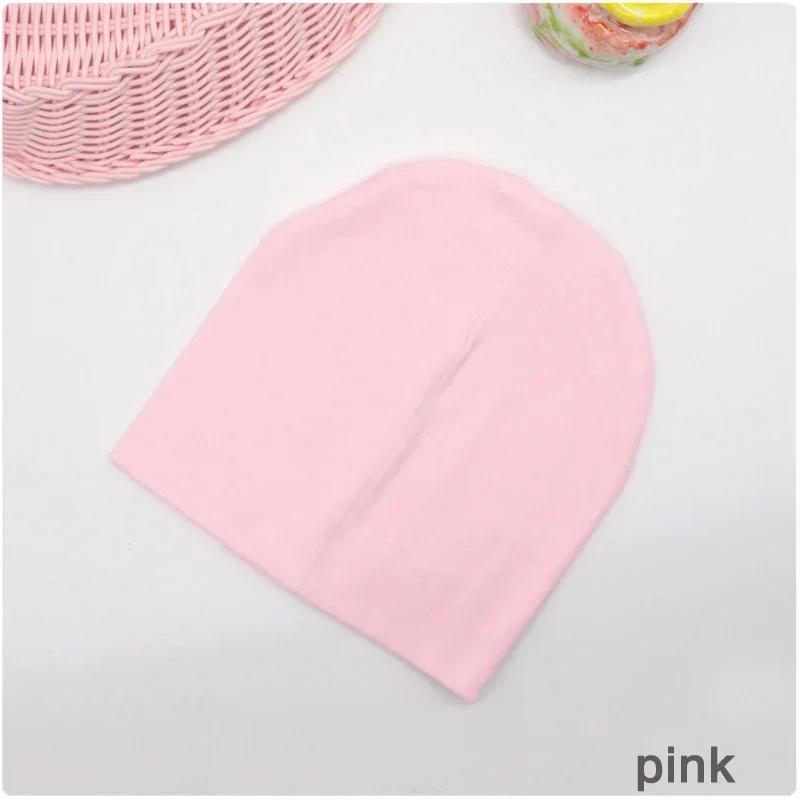 0-3 Years Old Solid Children Knitted Hat Newborn Baby Winter Cotton Warm Cap Spring Autumn Toddler Beanie Boy Girl Hats