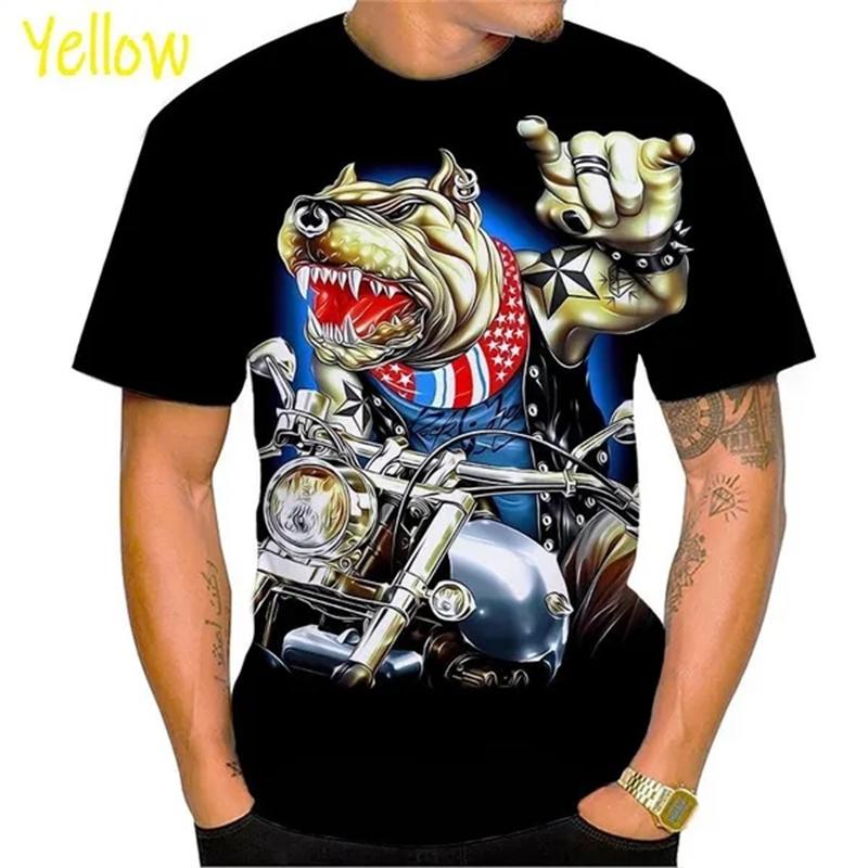 Boxerské tričko Fierce Bulldog Pánske Cool Design Tričko s potlačou Bully Pitbull Novinka Osobnosť Tričko Harajuku Móda Streetwear