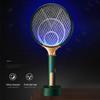2 In 1 LED Household Electric Mosquito Swatter 1200mAh USB 3000V Silent Anti Fly Bug Zapper Killer Trap Anti-Insect Racket Pest