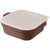 Wahei Freiz Frozen Pre-prepared Square Storage Container L Side Dishes Lunch Box Baby Food Silicone Raccoon RE-7358